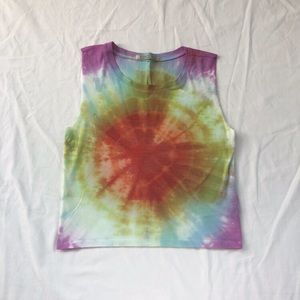 Hand Tie Dyed Muscle Tank